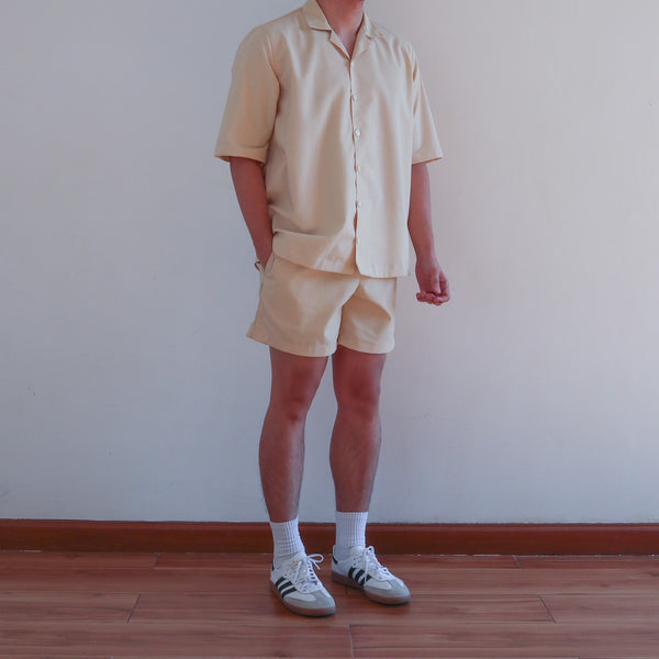 CUBAN CO-ORDS IN LIGHT SAND