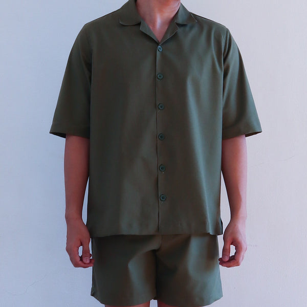 CUBAN CO-ORDS IN OLIVE GREEN