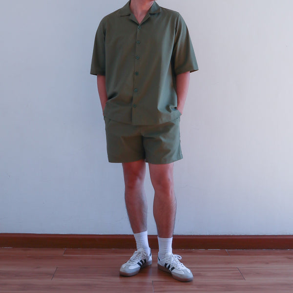 CUBAN CO-ORDS IN OLIVE GREEN