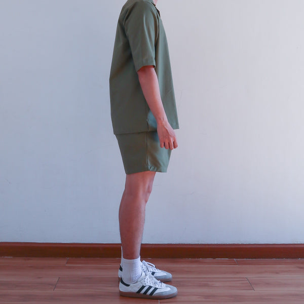 CUBAN CO-ORDS IN OLIVE GREEN