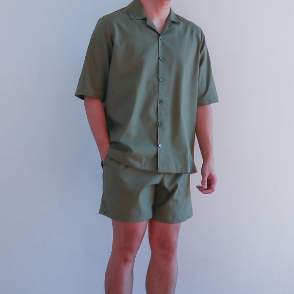 CUBAN CO-ORDS IN OLIVE GREEN