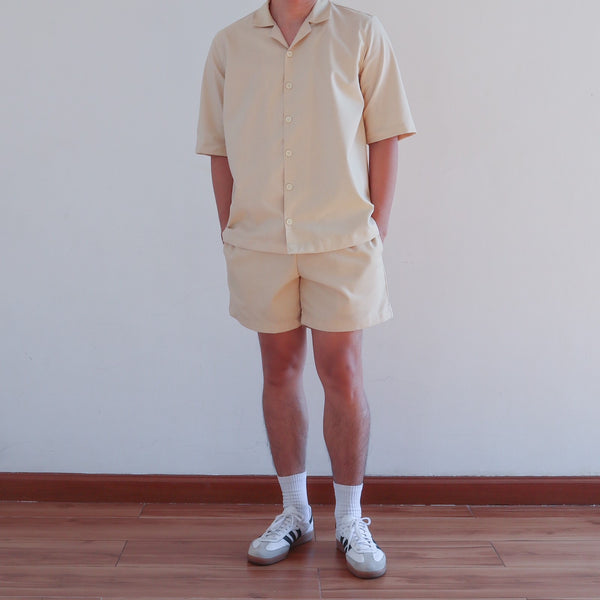 CUBAN CO-ORDS IN LIGHT SAND