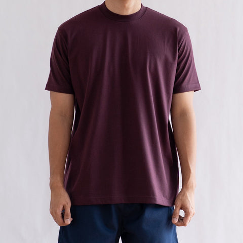 CLASSIC TEE IN BURGUNDY
