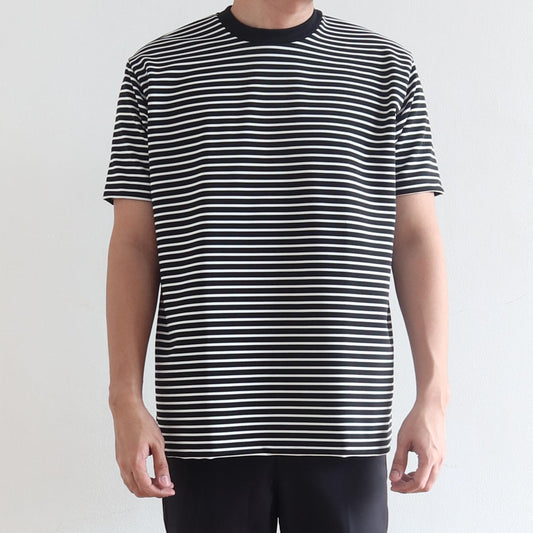 CLASSIC STRIPED TEE IN BLACK
