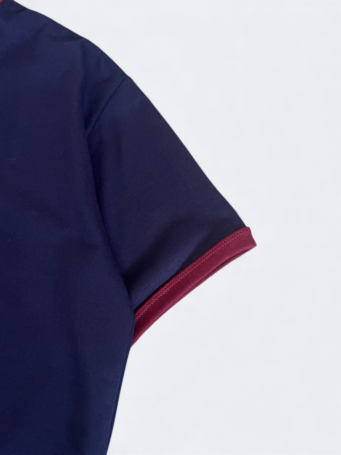 CLASSIC RINGER O TEE IN NAVY/WINE