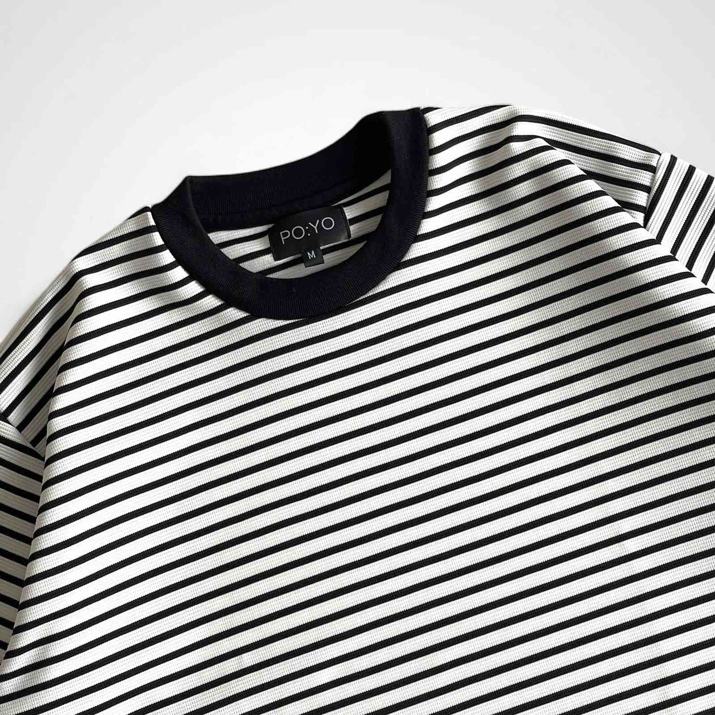CLASSIC STRIPED TEE IN WHITE