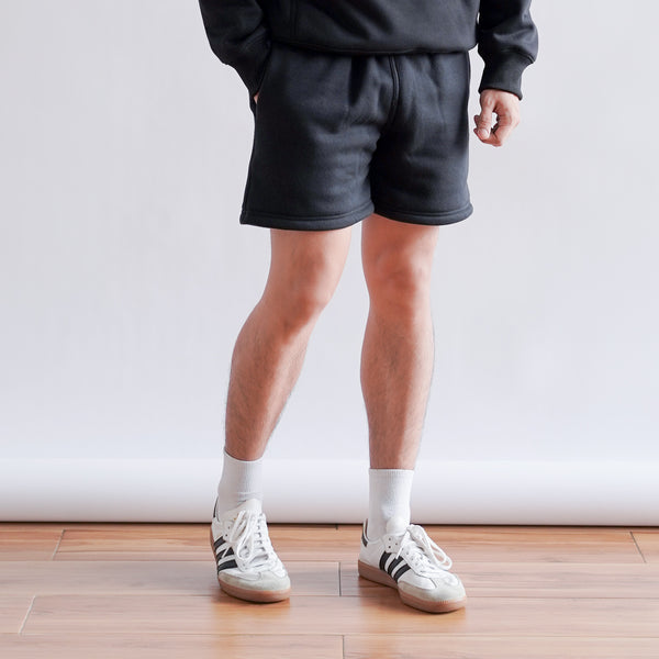 SWEATSHORTS IN BLACK