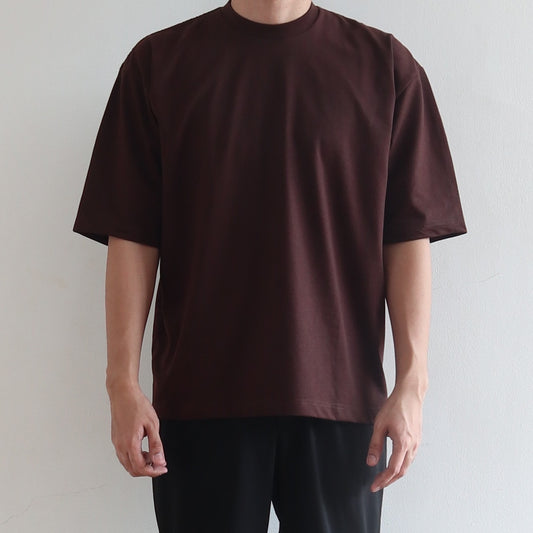 BOX TEE IN DARK BROWN