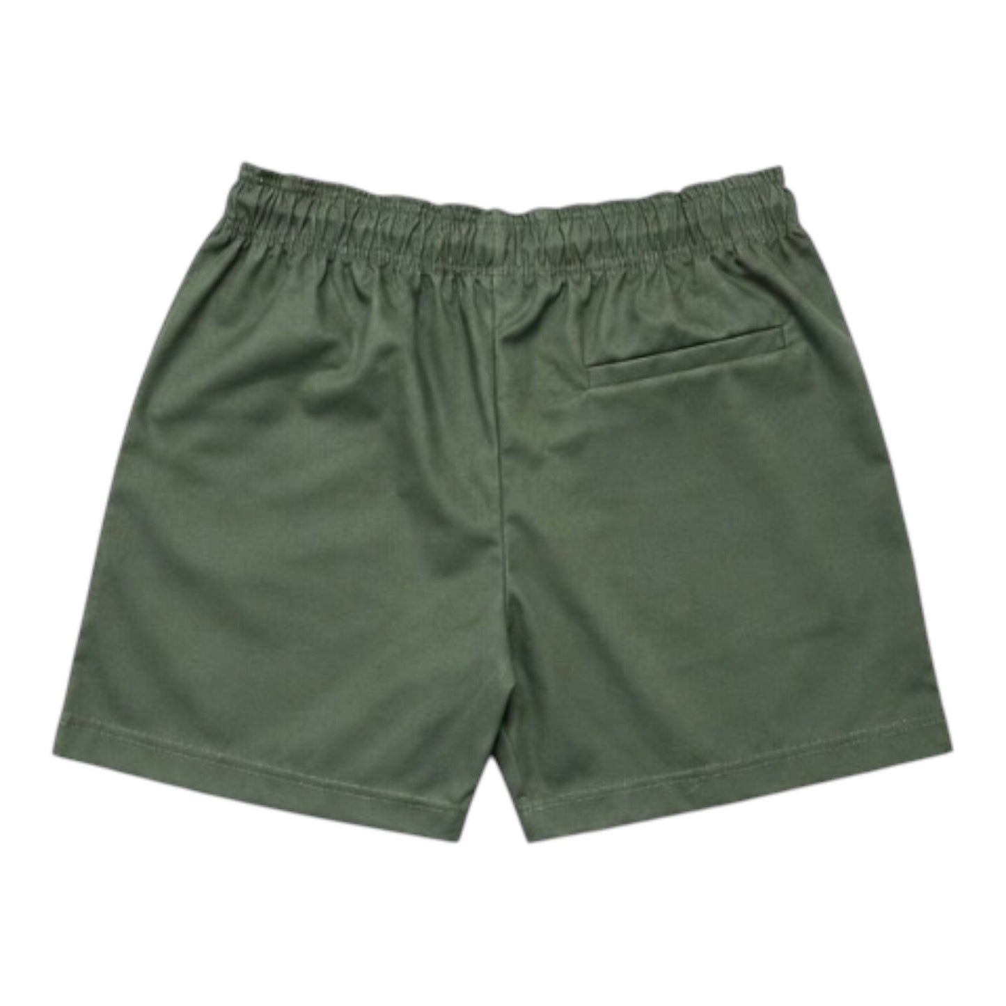 TAILORED SHORTS IN DARK OLIVE