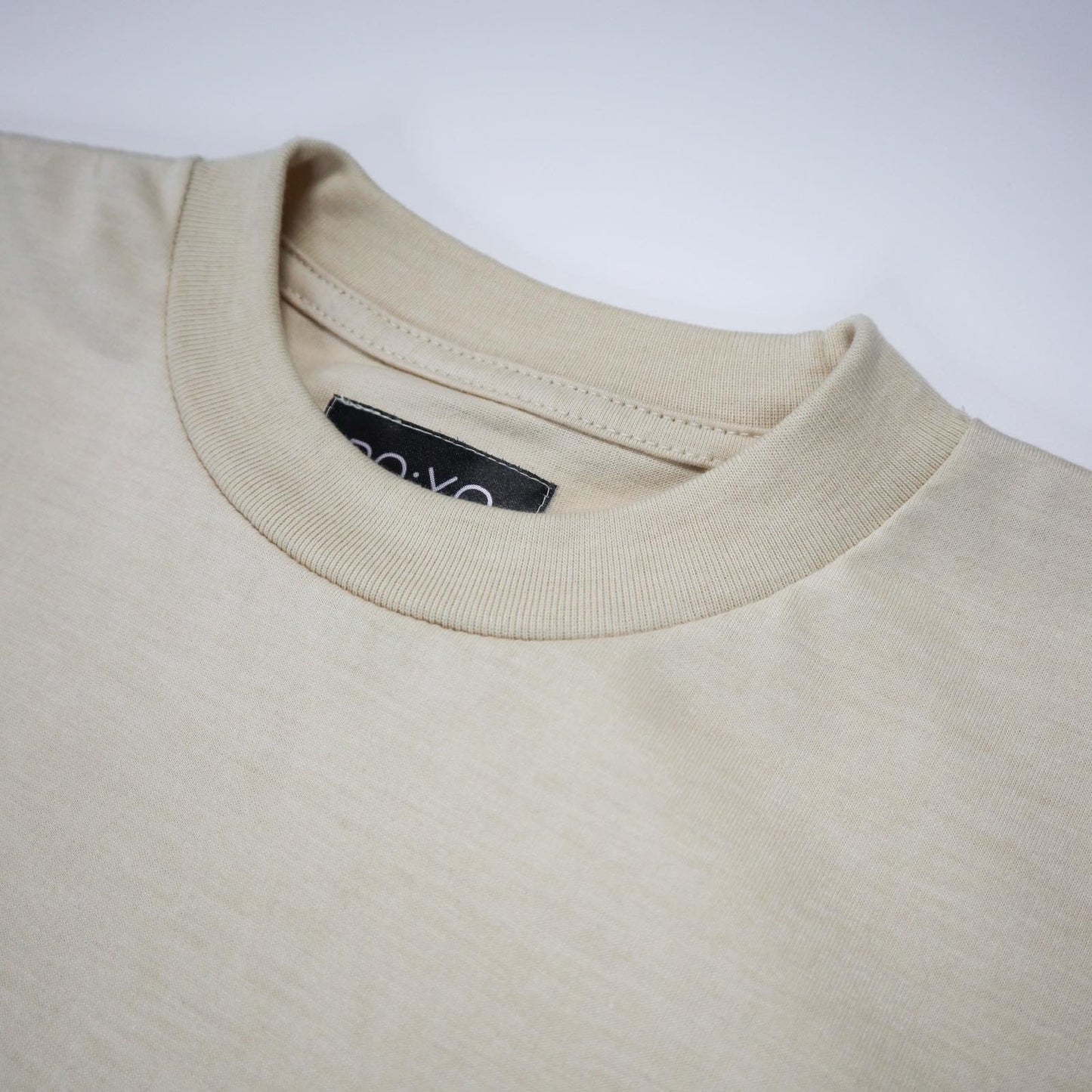 OVERSIZED KOREAN TEE IN OFF WHITE