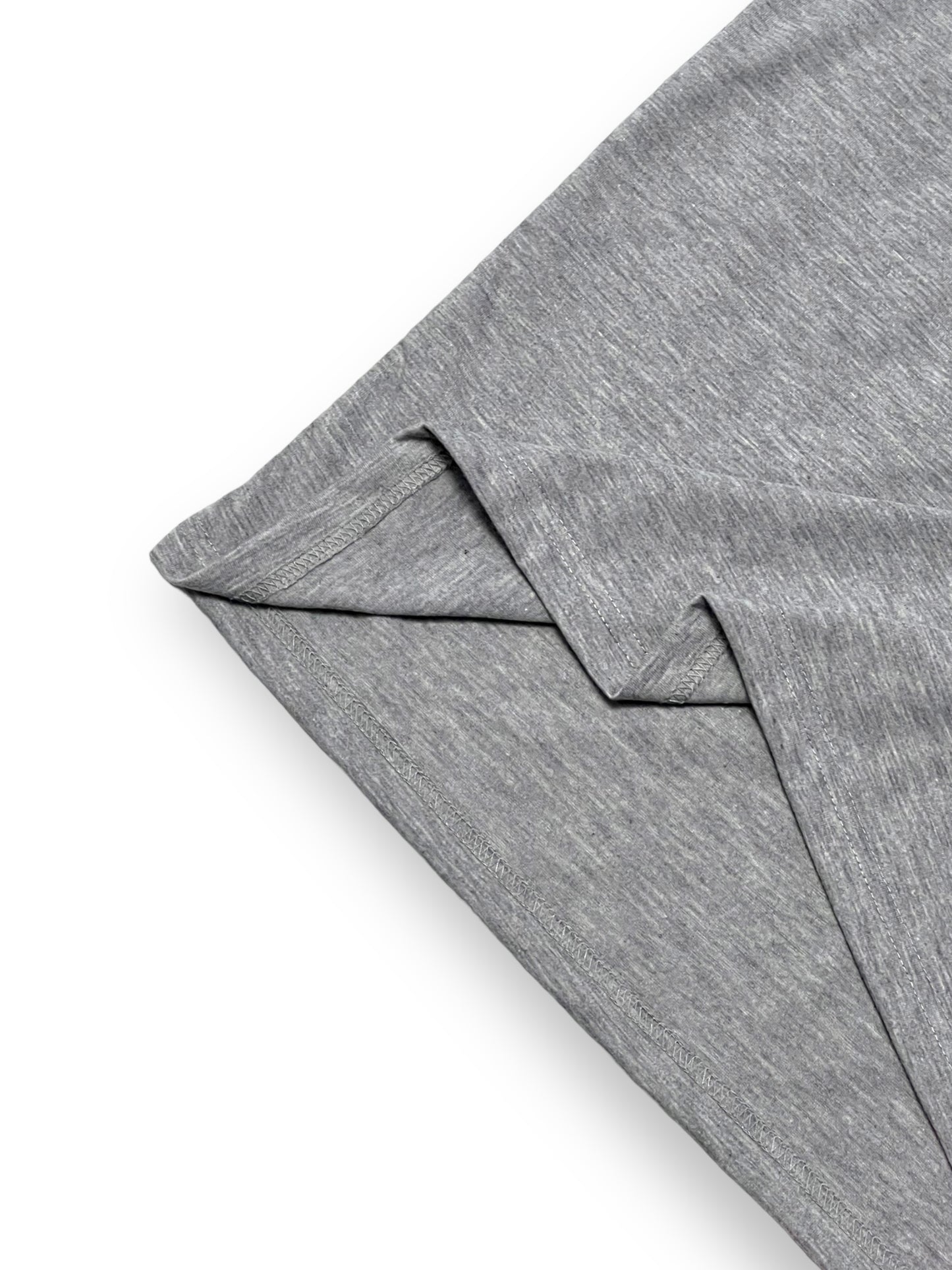 OVERSIZED KOREAN TEE IN HEATHER GRAY