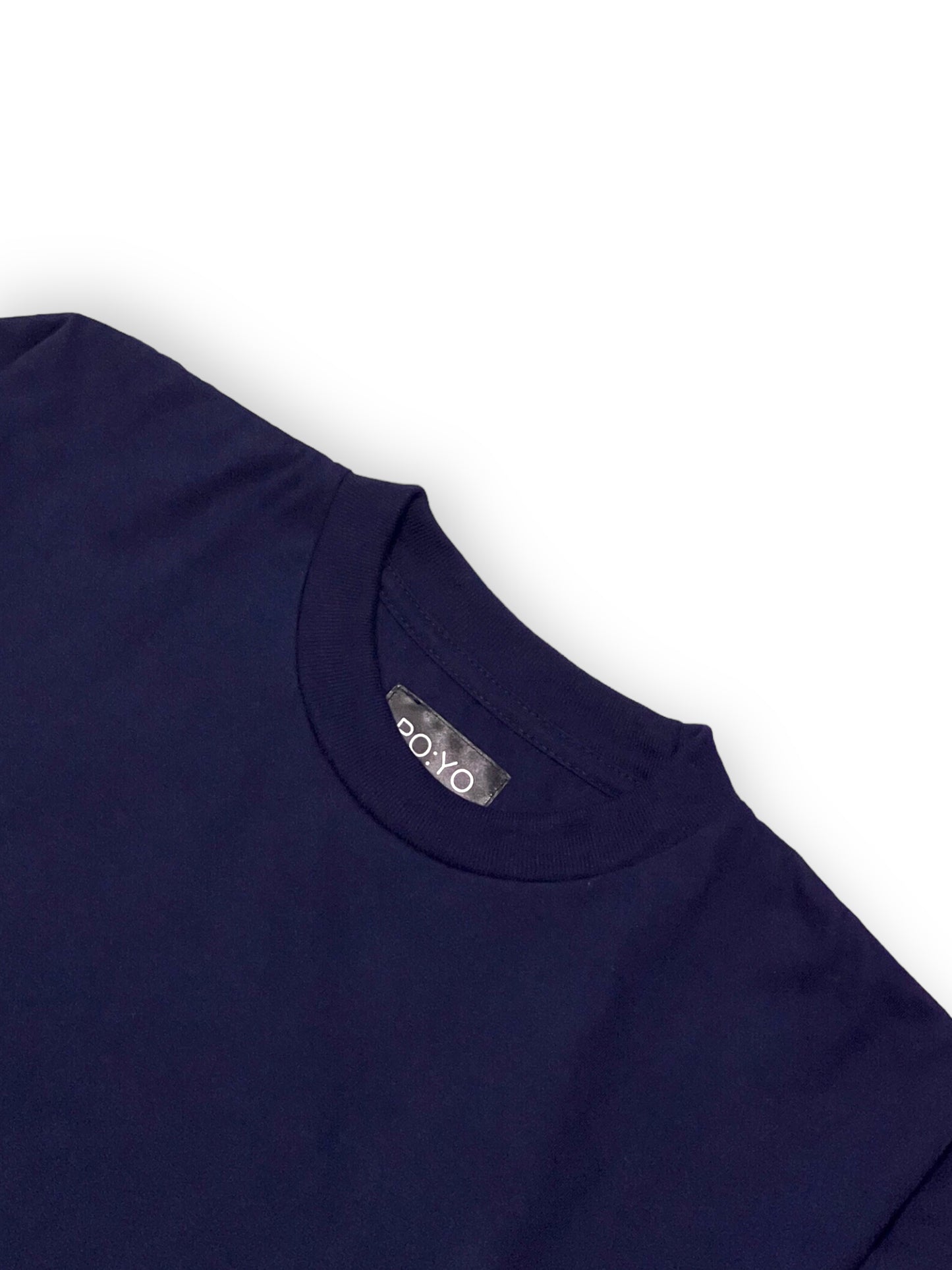 OVERSIZED KOREAN TEE IN NAVY BLUE