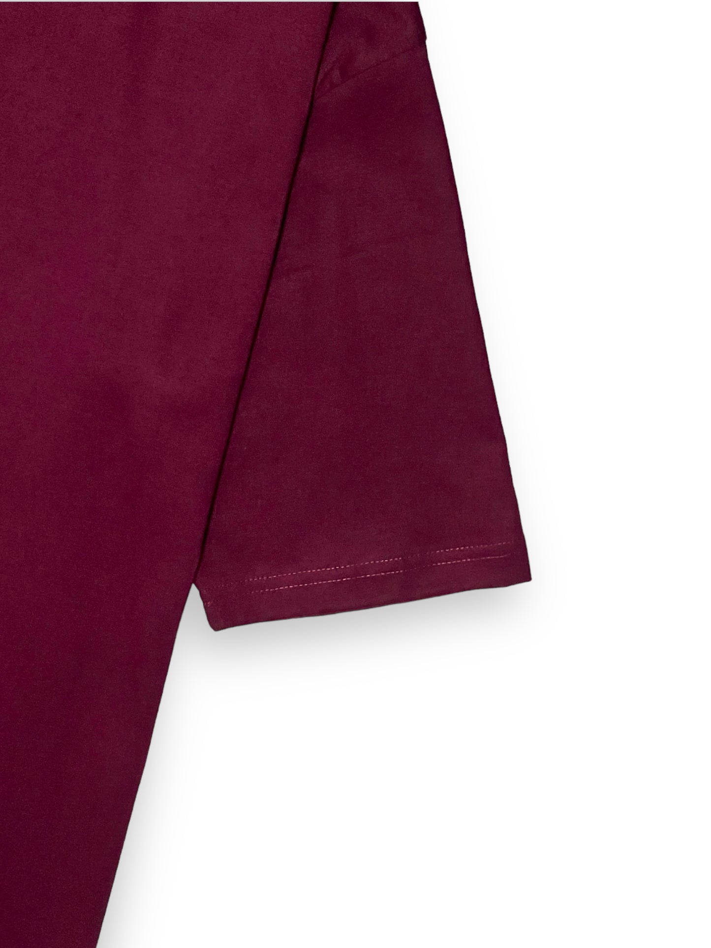 OVERSIZED KOREAN TEE IN WINE