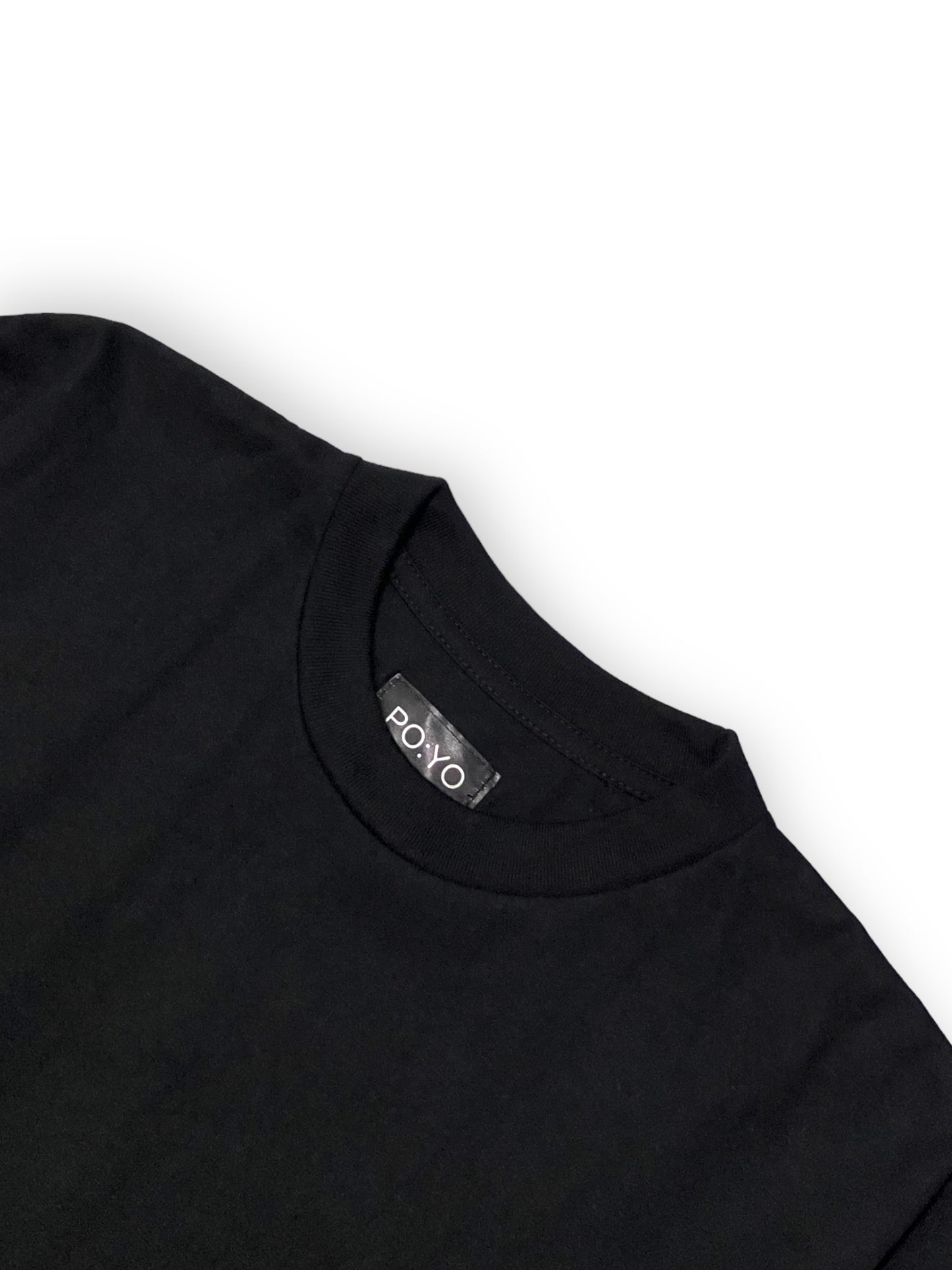 OVERSIZED KOREAN TEE IN BLACK