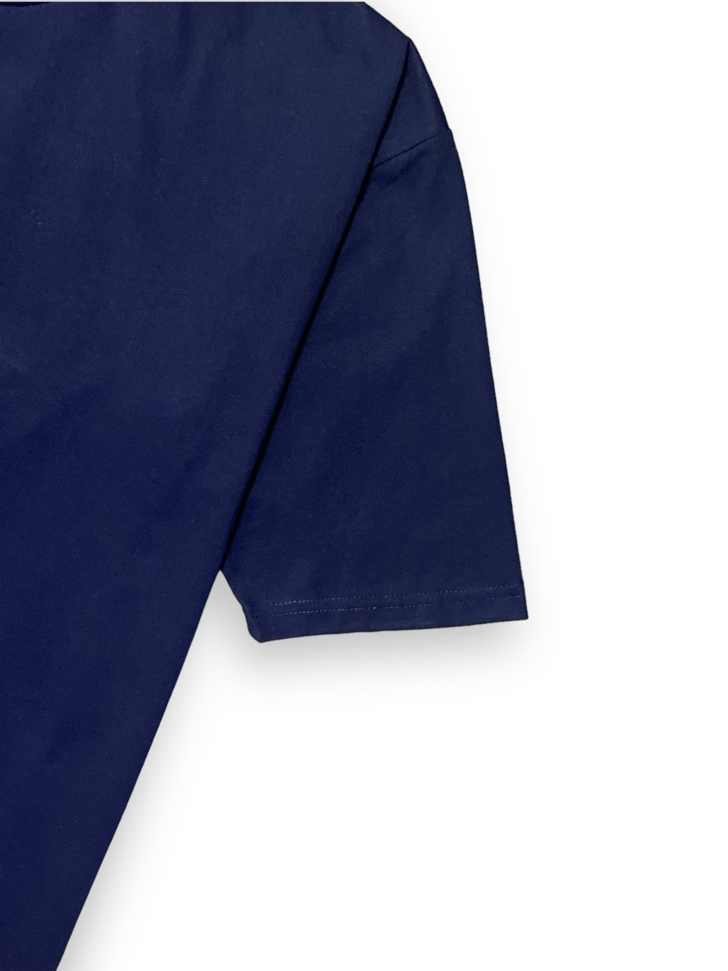 OVERSIZED KOREAN TEE IN NAVY BLUE