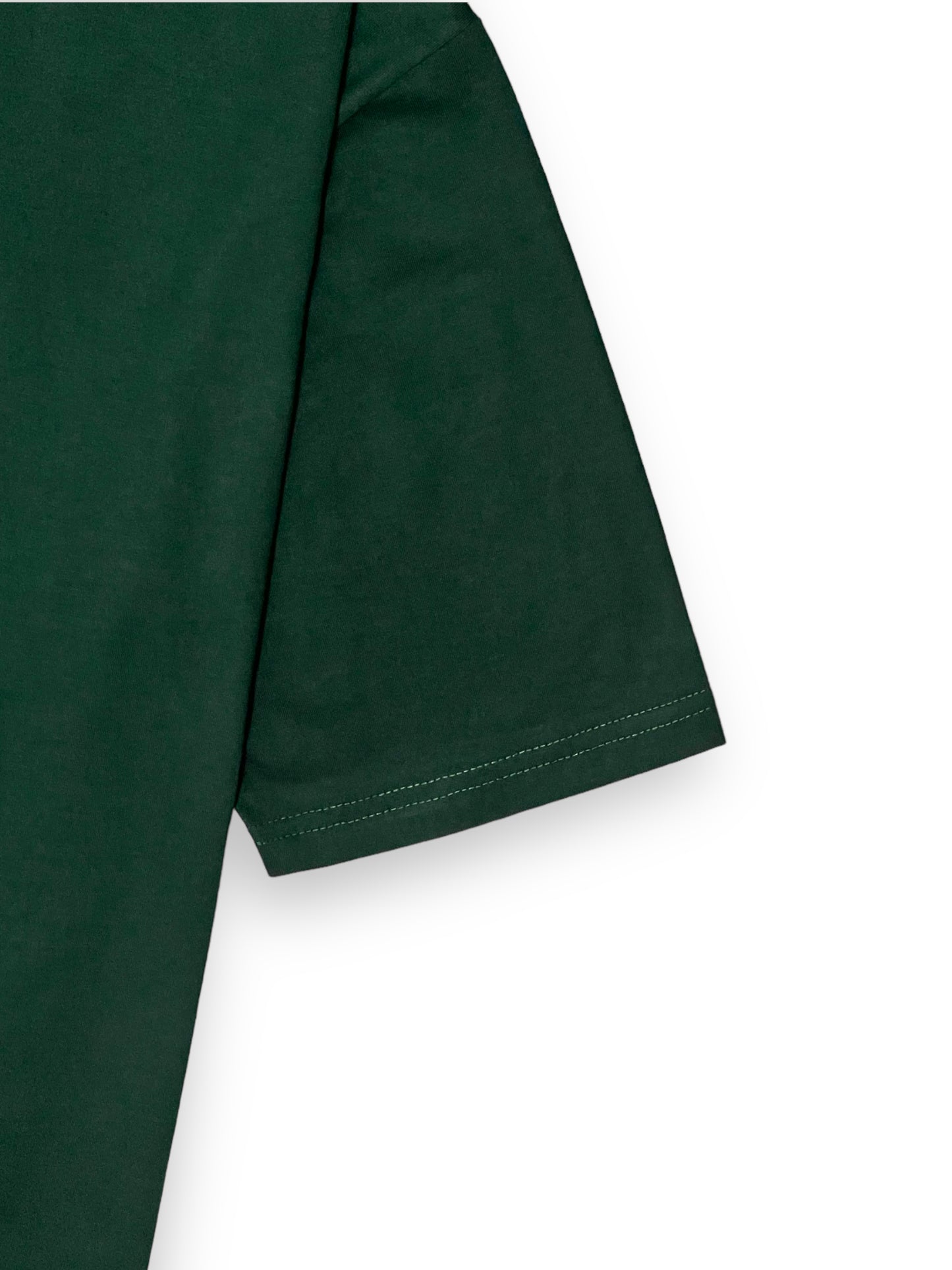 OVERSIZED KOREAN TEE IN FOREST GREEN