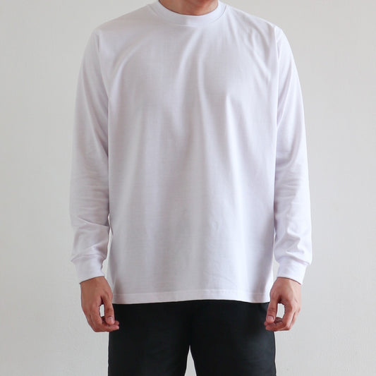 LONG SLEEVE TEE IN WHITE