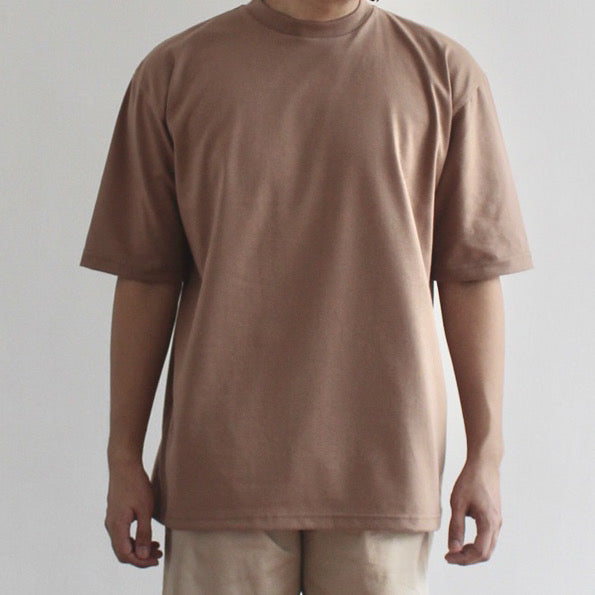 OVERSIZED KOREAN TEE IN MOCHA BROWN