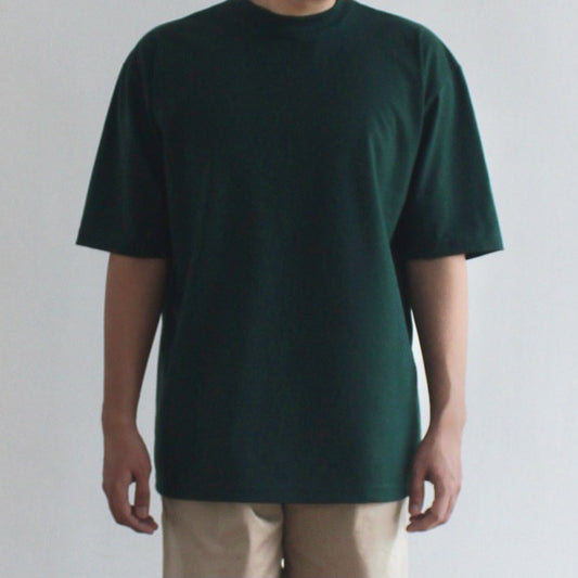 OVERSIZED KOREAN TEE IN FOREST GREEN