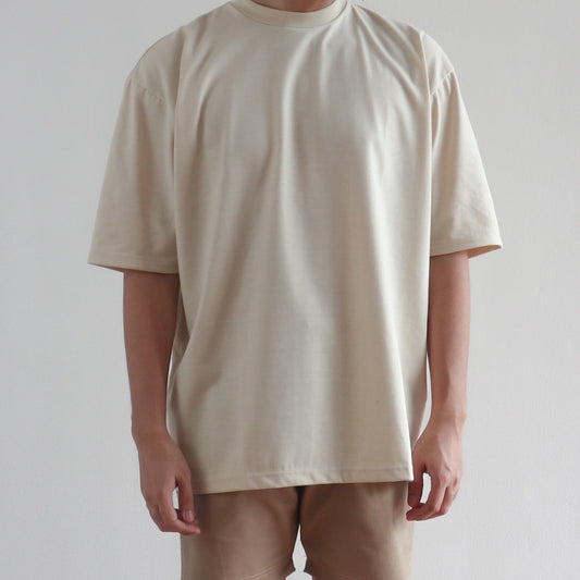 OVERSIZED KOREAN TEE IN OFF WHITE