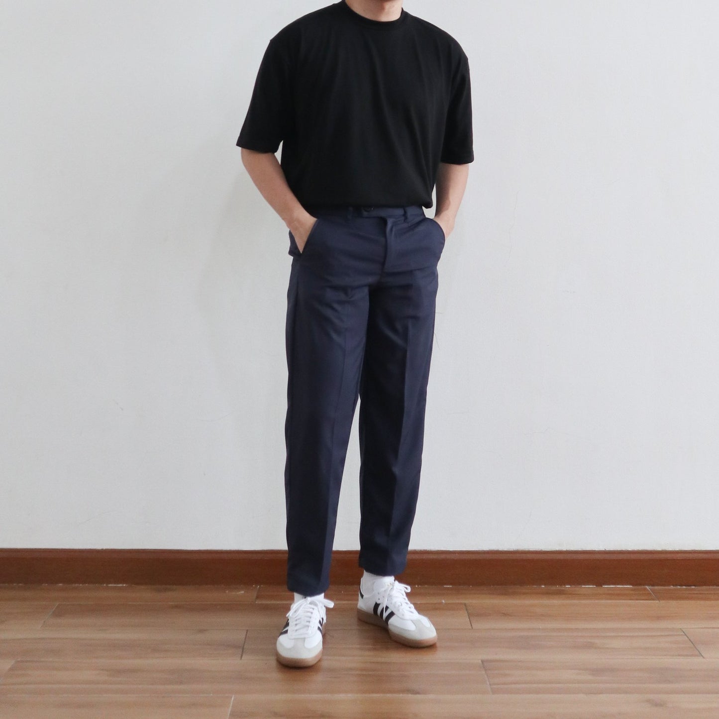 SMART TROUSERS IN DARK NAVY