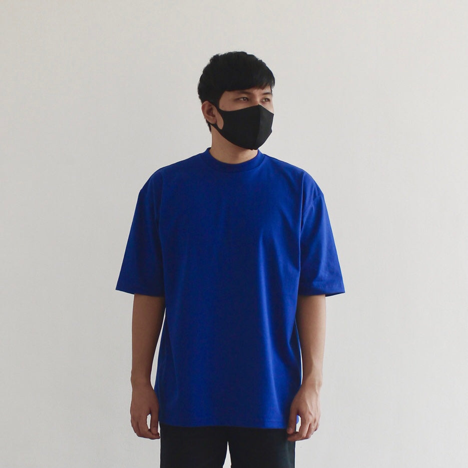 OVERSIZED KOREAN TEE IN BLUE