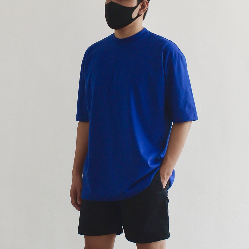 OVERSIZED KOREAN TEE IN BLUE
