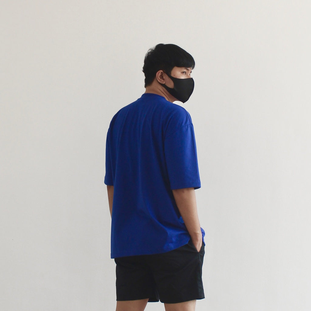 OVERSIZED KOREAN TEE IN BLUE