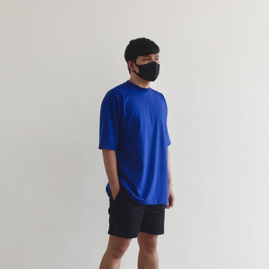 OVERSIZED KOREAN TEE IN BLUE