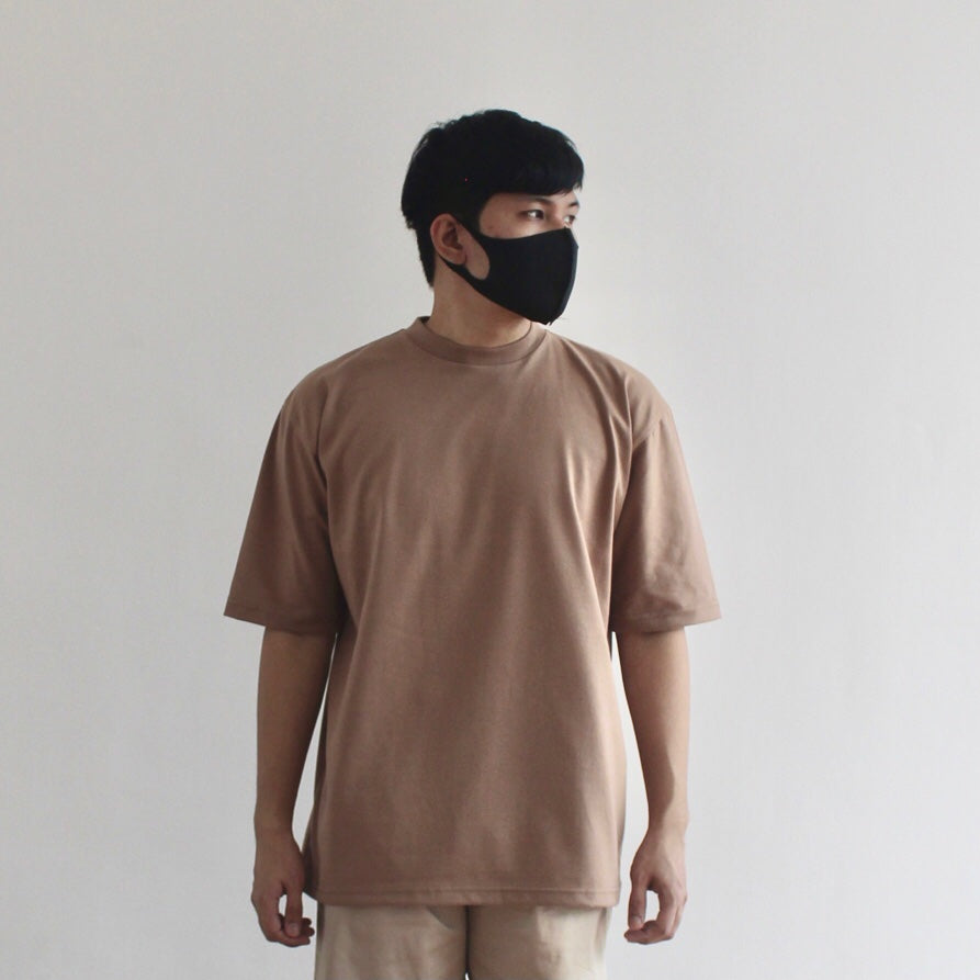 OVERSIZED KOREAN TEE IN MOCHA BROWN