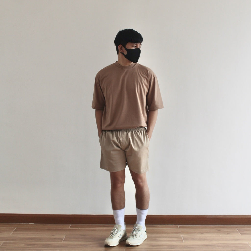 OVERSIZED KOREAN TEE IN MOCHA BROWN