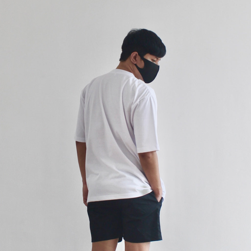 OVERSIZED KOREAN TEE IN WHITE