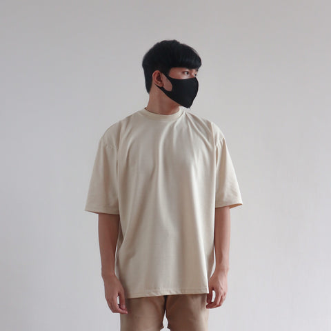 OVERSIZED KOREAN TEE IN OFF WHITE