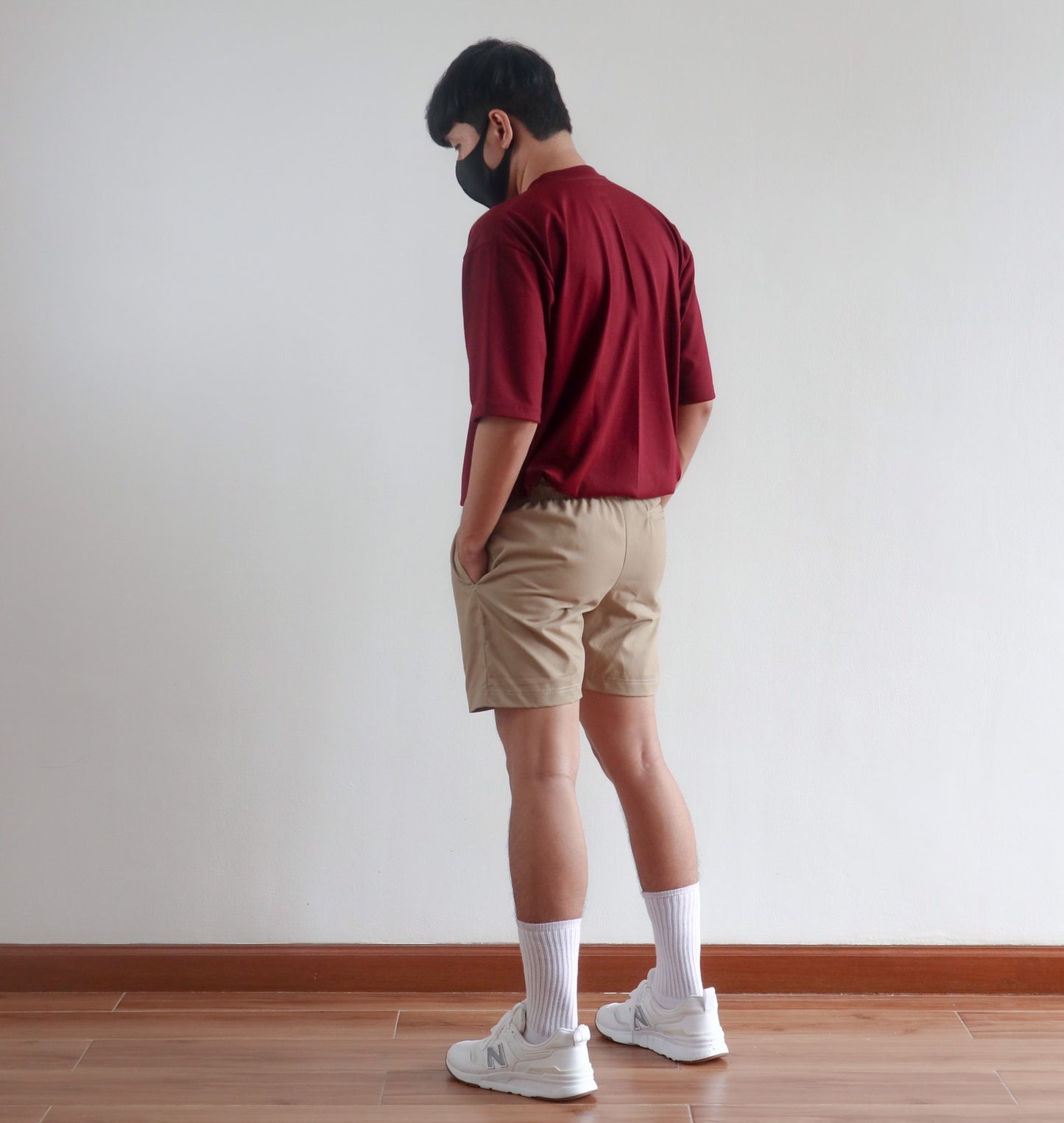 OVERSIZED KOREAN TEE IN WINE