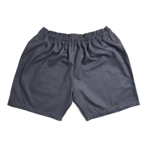 TAILORED SHORTS IN STONE GRAY
